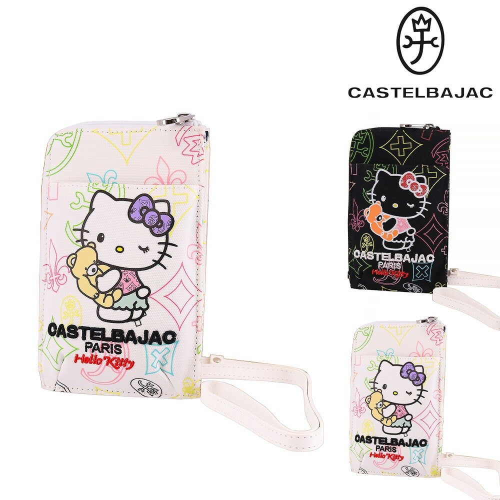 カステルバジャック CASTELBAJAC キトゥン KITTON スマホショルダー 86151 2.ホワイト -20xwht メンズ メンズ