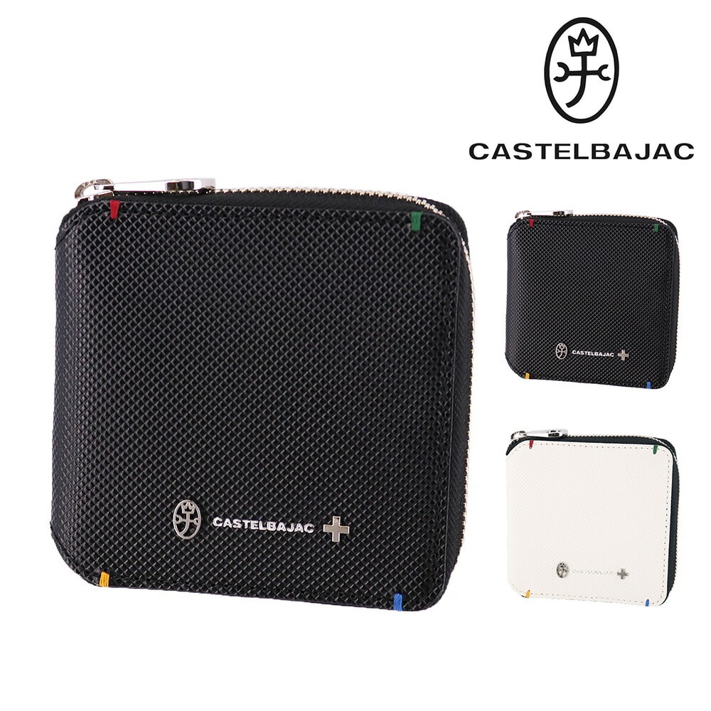 カステルバジャック CASTELBAJAC トルク Torque 二つ折り財布 96634 1.ブラック -10xblk メンズ メンズ