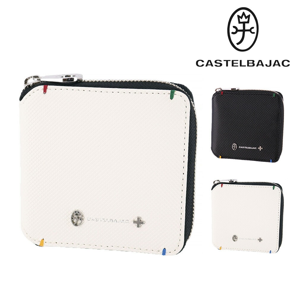 カステルバジャック CASTELBAJAC トルク Torque 二つ折り財布 96634 2.ホワイト -20xwht メンズ メンズ