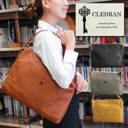 クレドラン CLEDRAN 2wayショルダーバッグ ハンドバッグ DOU/ドウ cl1844 99x811793 1.キャメル レディース レディース