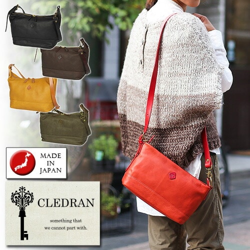 クレドラン CLEDRAN 2wayショルダーバッグ ハンドバッグ クラッチバッグ GLOU/グロウ cl1987 99x812215 1.オリーブ レディース レディース