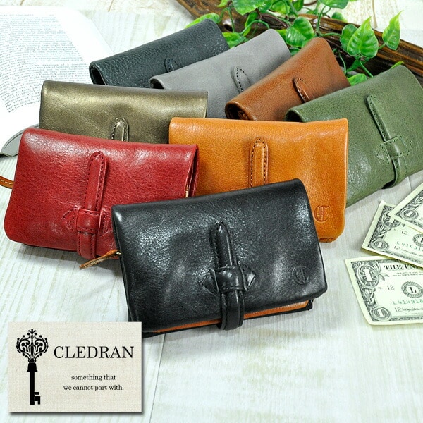 クレドラン CLEDRAN 二つ折財布 ADORE/アドレ s6218 99x832150 8.グレー レディース レディース