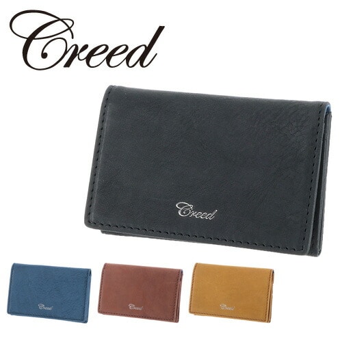 クリード Creed カードケース 名刺入れ RUB ラブ 312c921 3.キャメル 45x24 メンズ レディース