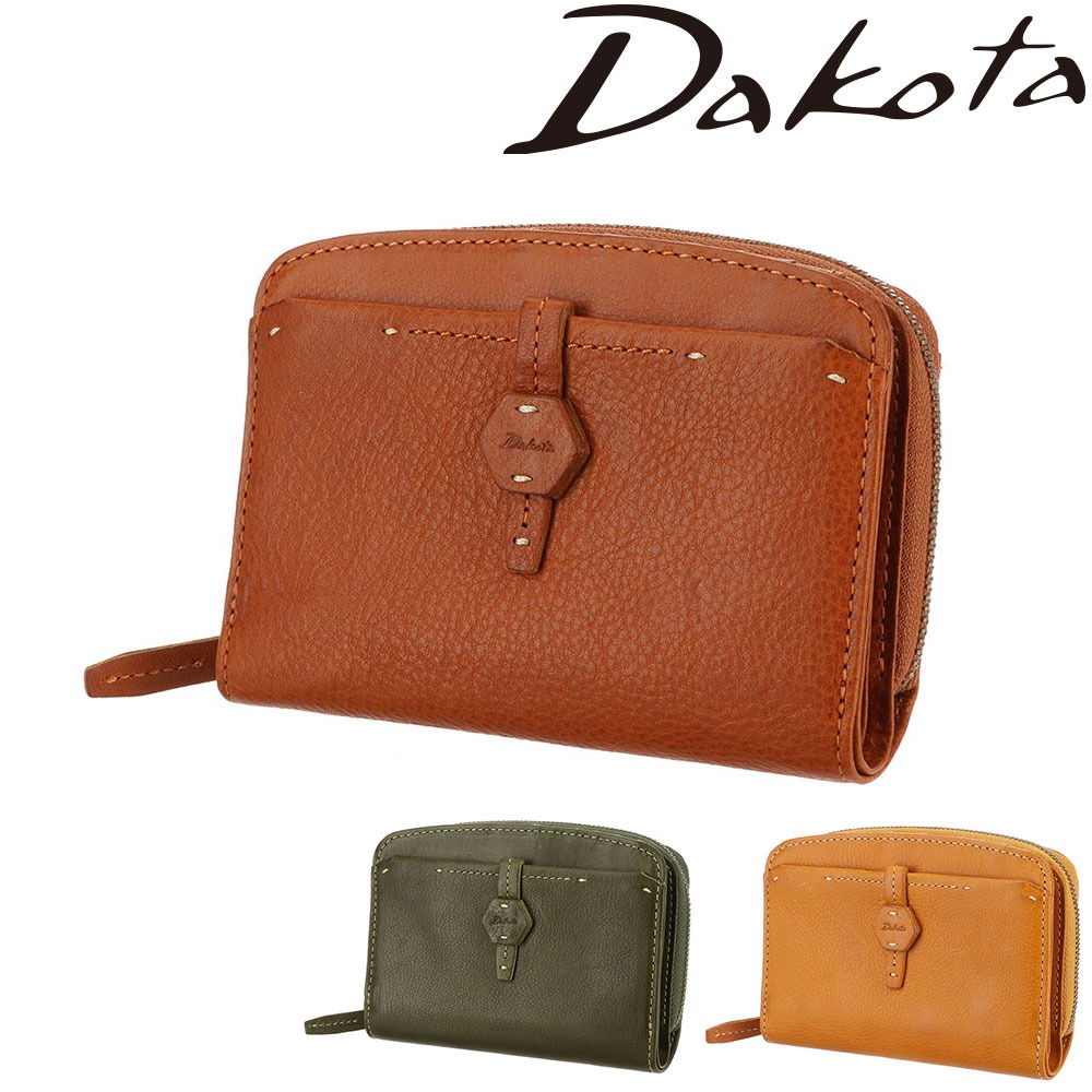 ダコタ Dakota エザーゴノ 二つ折り財布 30772 2.カーキ 51x51 レディース