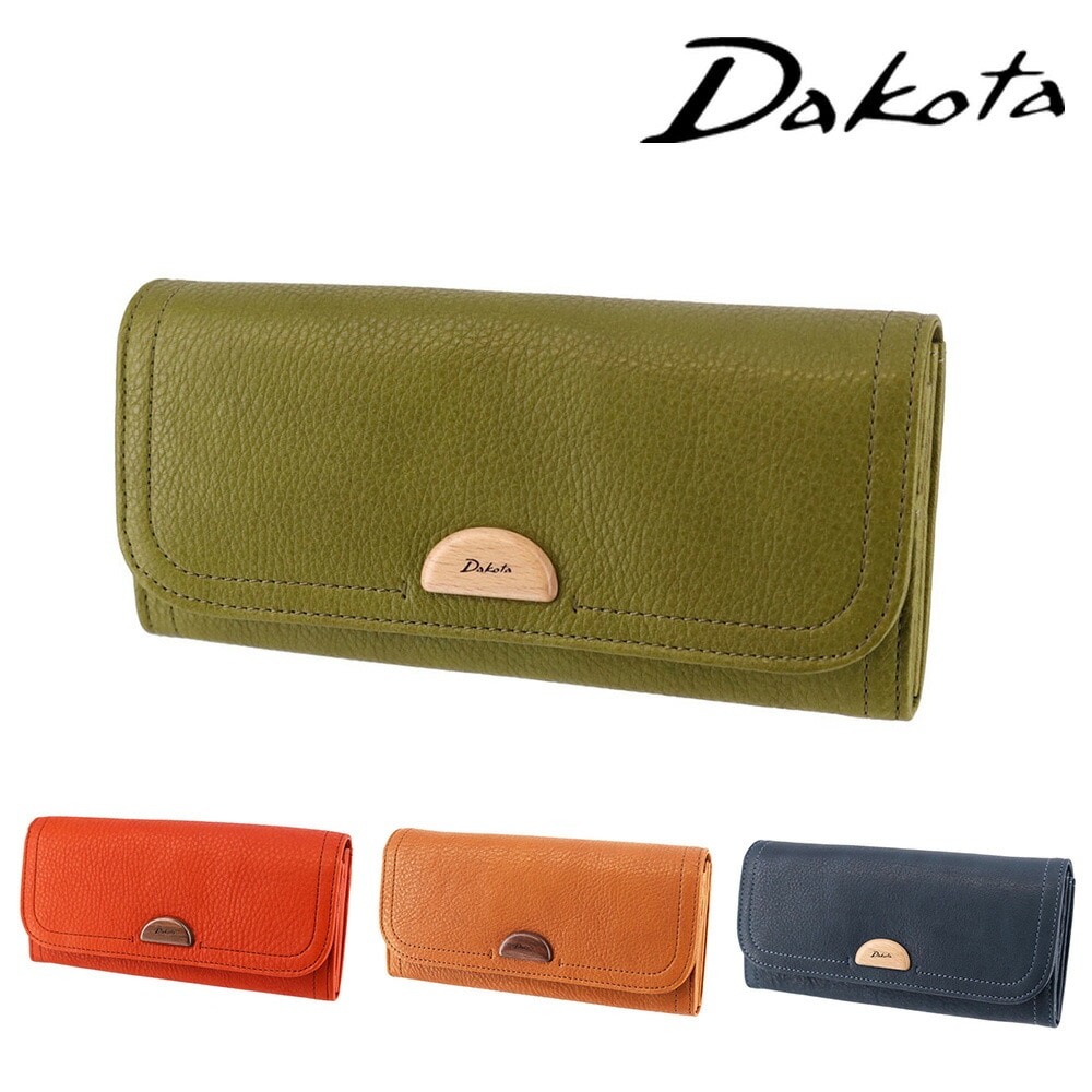 ダコタ Dakota アーブル かぶせ長財布 31362 3.グリーン -50x50 レディース