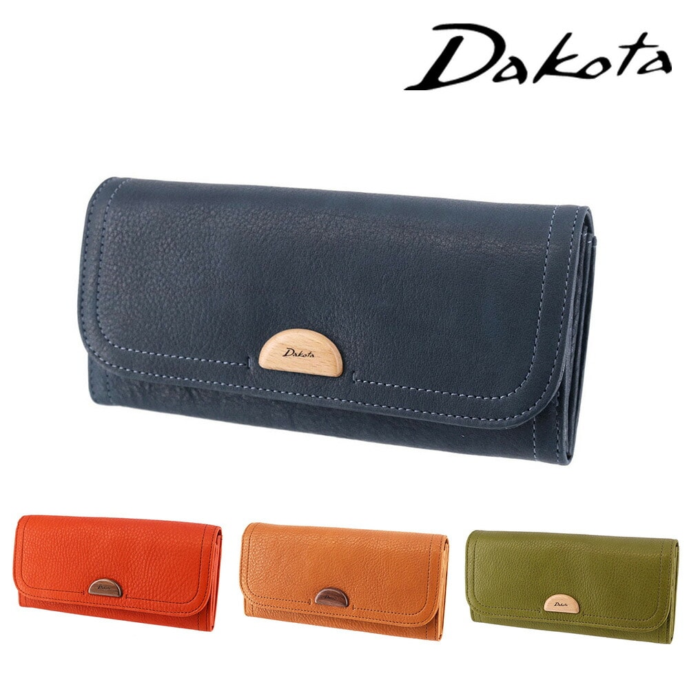 ダコタ Dakota アーブル かぶせ長財布 31362 4.ネイビー -60x60 レディース