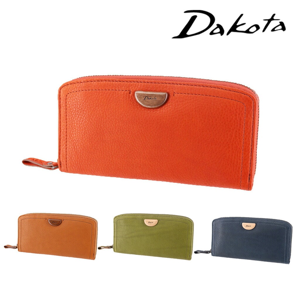 ダコタ Dakota アーブル ラウンドファスナー長財布 31363 1.オレンジ -34x34 レディース