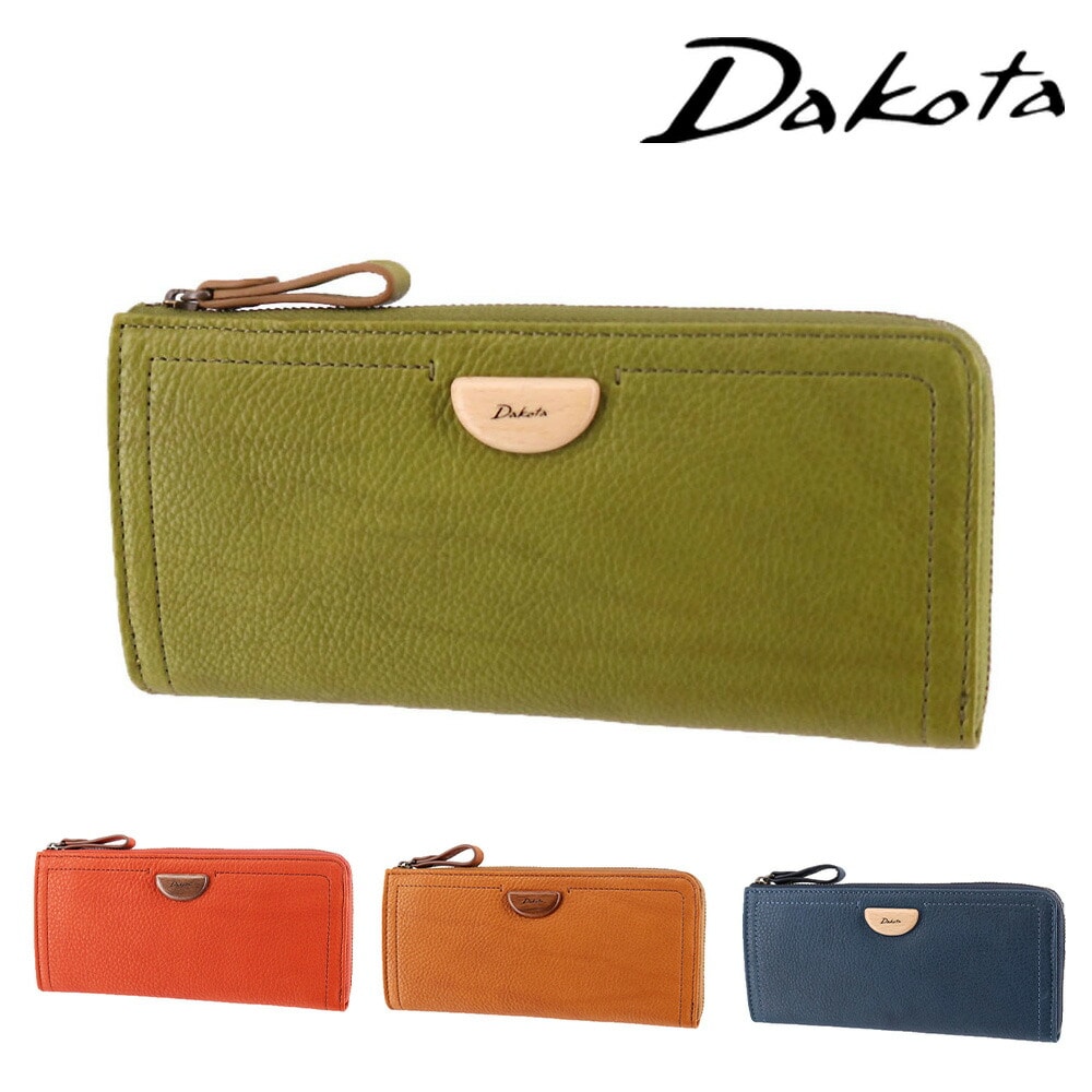 ダコタ Dakota アーブル L字ファスナー長財布 31364 3.グリーン -50x50 レディース