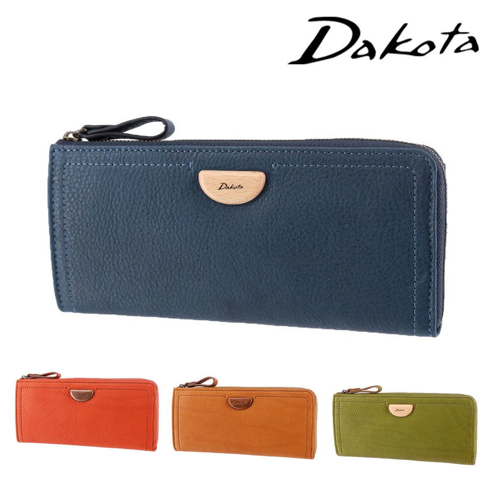 ダコタ Dakota アーブル L字ファスナー長財布 31364 4.ネイビー -60x60 レディース