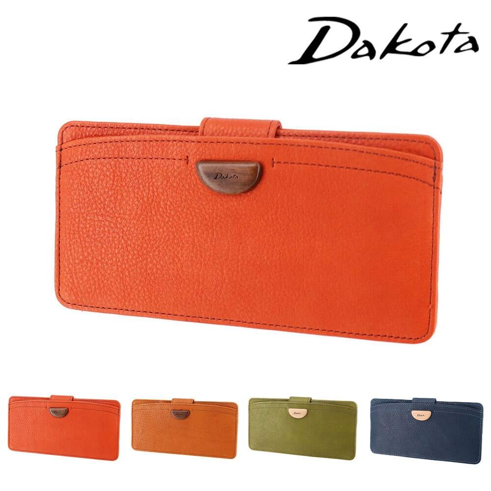 ダコタ Dakota アーブル 薄型長財布 31365 1.オレンジ -34x34 レディース