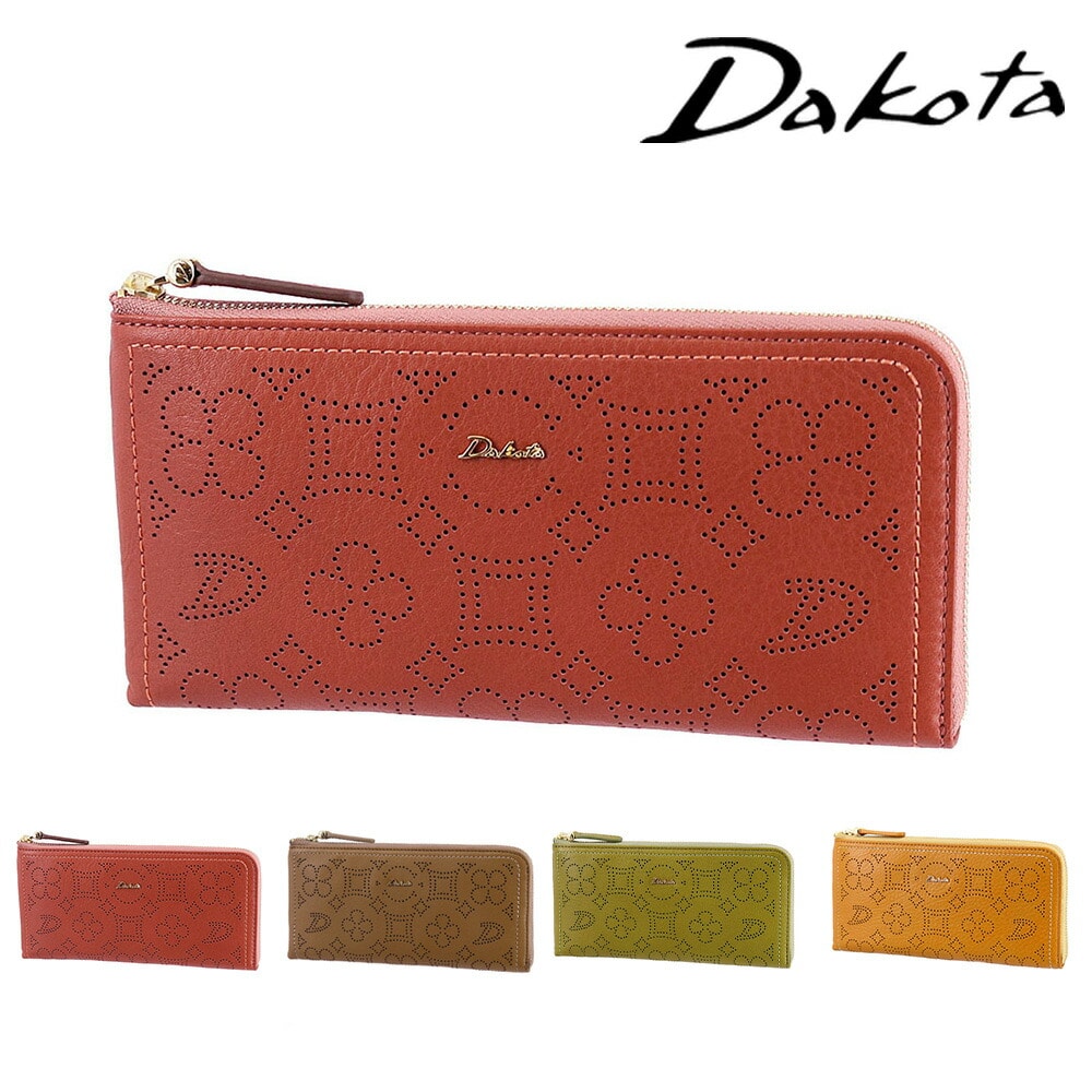 ダコタ Dakota ディクラッセ L字ファスナー長財布 31403 1.ピンク -32x32 レディース