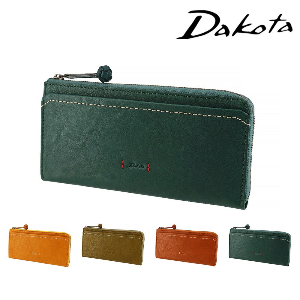 ダコタ Dakota ピアッタ L字ファスナー長財布 31534 4.ネイビー -60x60 レディース