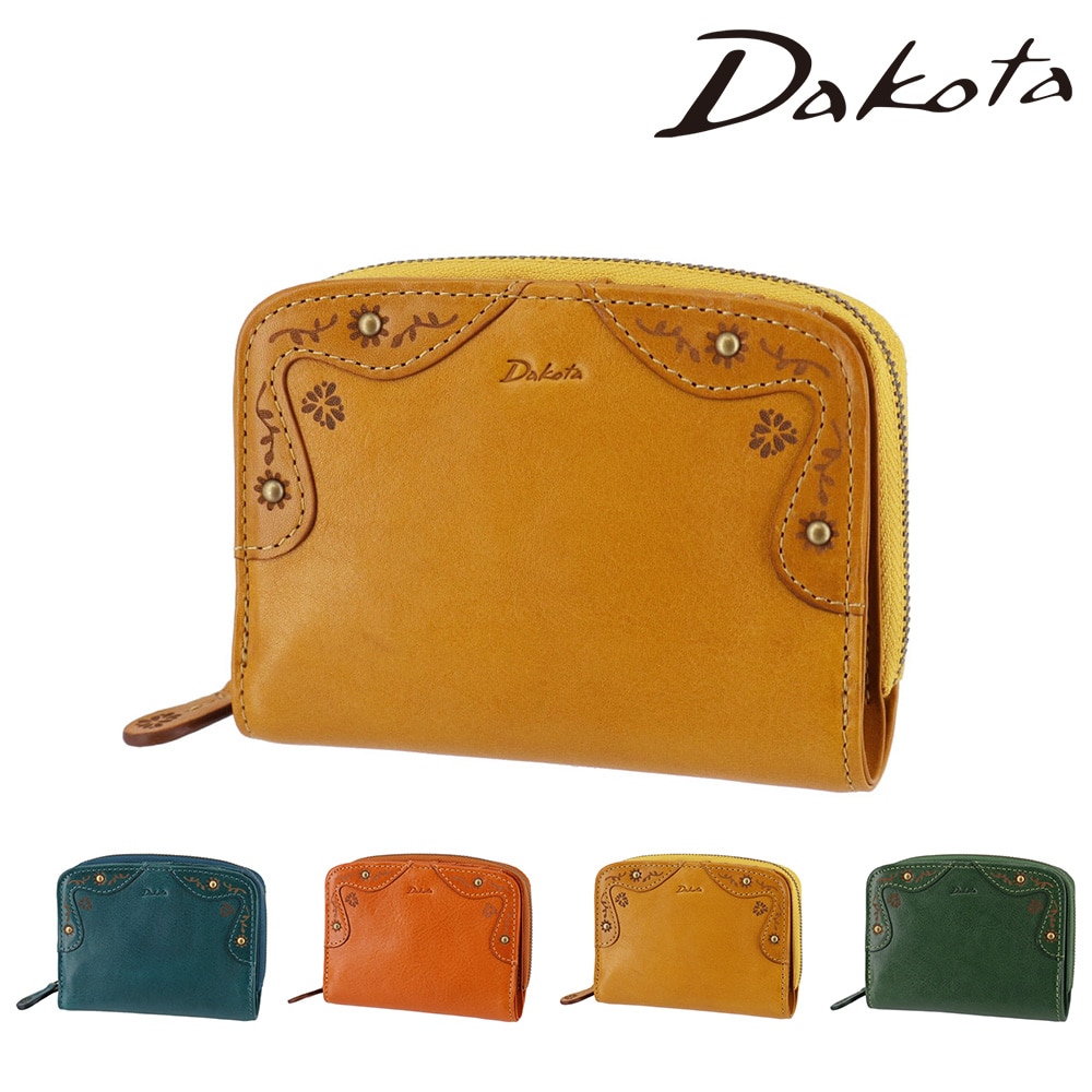ダコタ Dakota マーゴット 二つ折り財布 31600 3.マスタード -53 レディース