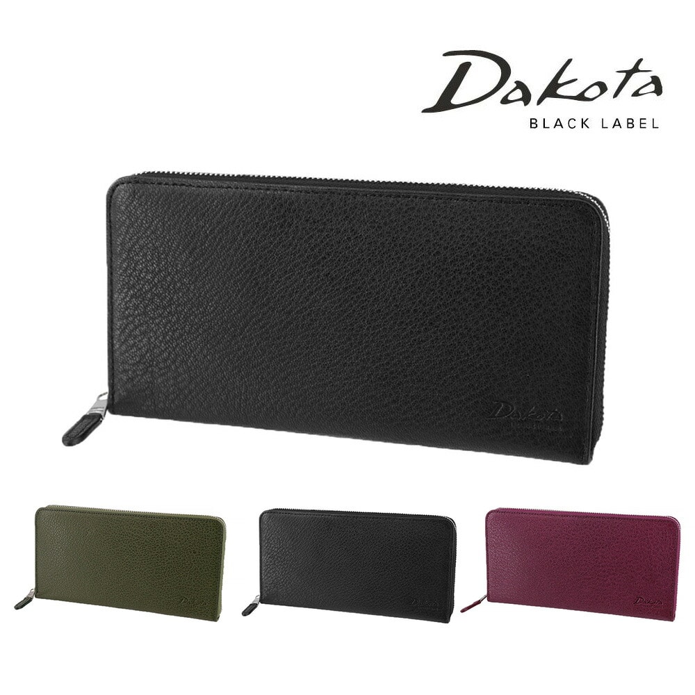 ダコタブラックレーベル Dakota black label モスト ラウンドファスナー長財布 620052 1.ブラック -10x10 メンズ