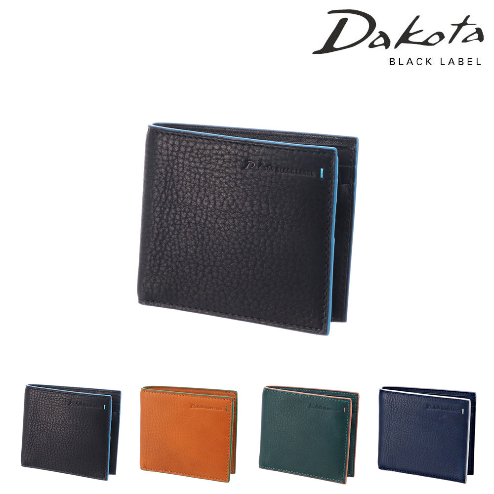 ダコタブラックレーベル Dakota black label グリップ 二つ折り財布 620120(620110) 1.ブラック 10x10 メンズ