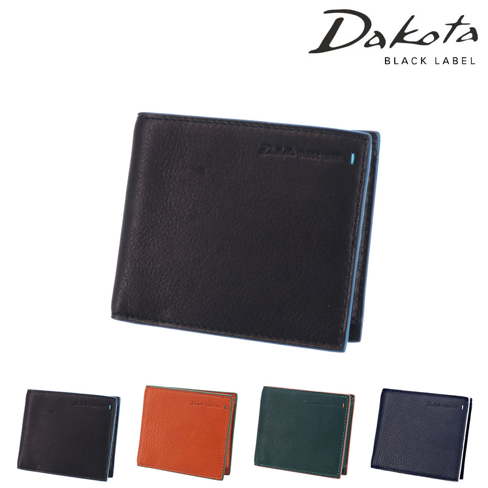 ダコタブラックレーベル Dakota black label グリップ 二つ折り財布 620121(620111) 1.ブラック 10x10 メンズ
