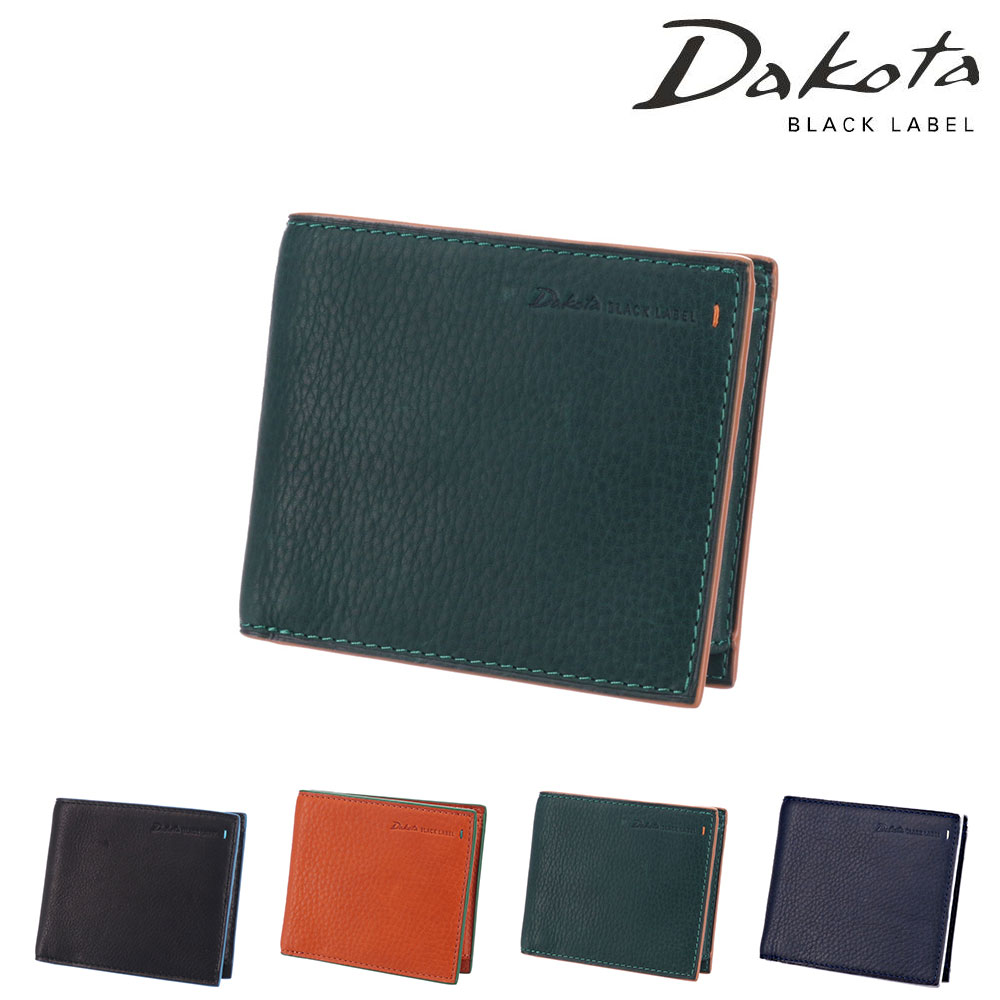 ダコタブラックレーベル Dakota black label グリップ 二つ折り財布 620121(620111) 3.グリーン 50x50 メンズ