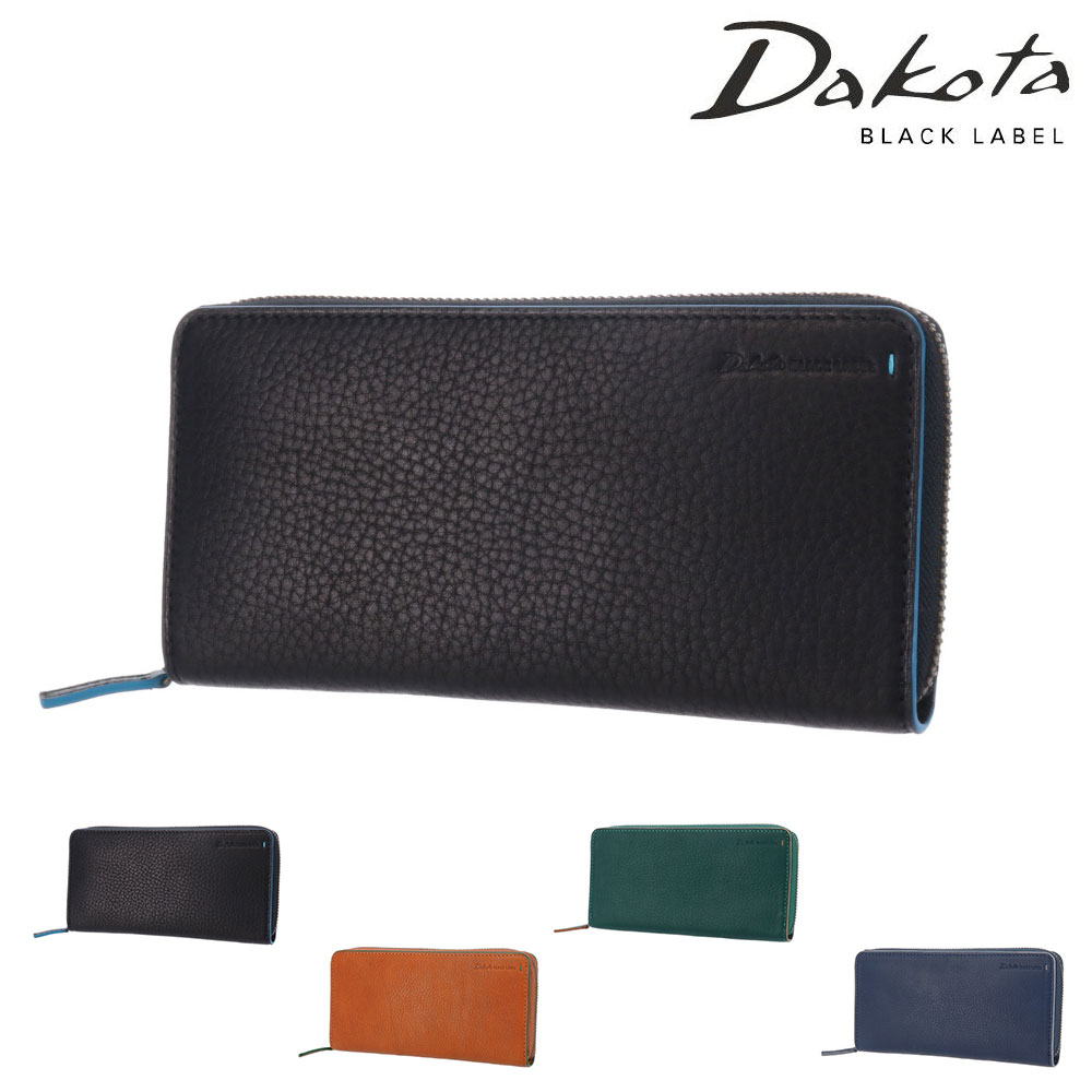 ダコタブラックレーベル Dakota black label グリップ ラウンドファスナー長財布 620123(620113) 1.ブラック 10x10 メンズ