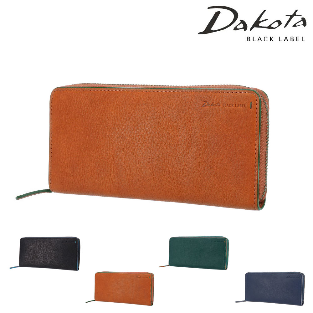 ダコタブラックレーベル Dakota black label グリップ ラウンドファスナー長財布 620123(620113) 2.オレンジ 34x34 メンズ