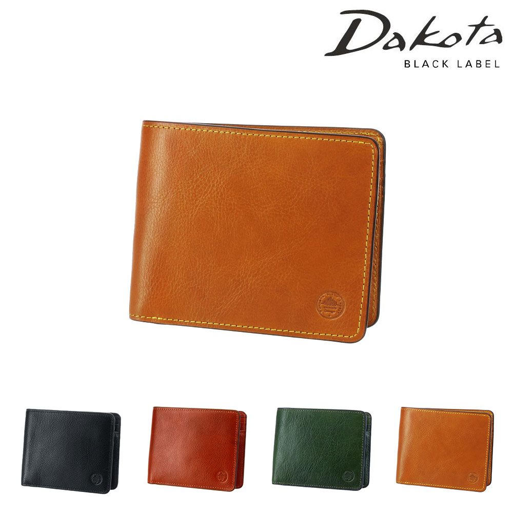 ダコタブラックレーベル Dakota black label エティカ 二つ折り財布 620320(620310) 4.マスタード 53x53 メンズ
