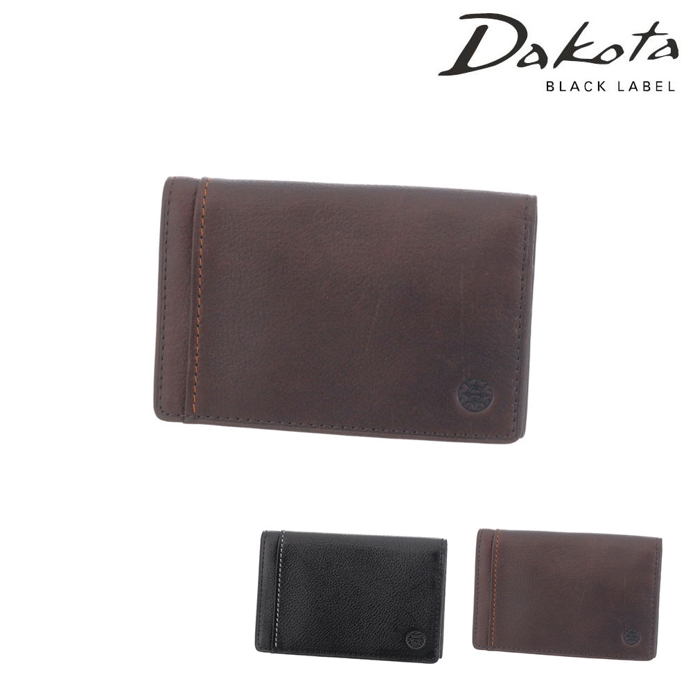 ダコタブラックレーベル Dakota black label リバーIV 名刺入れ 620716(620706) 2.チョコ 41x41 メンズ