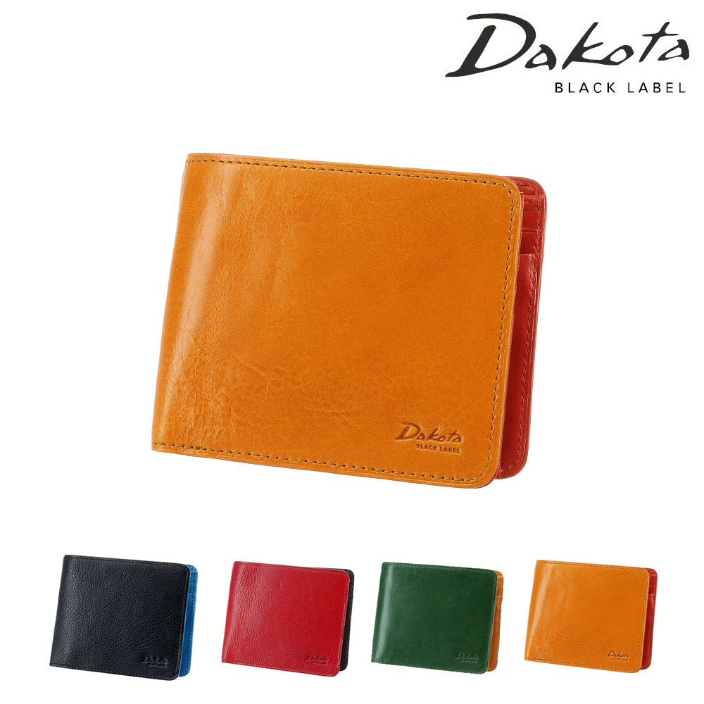 ダコタブラックレーベル Dakota black label キャーロ 二つ折り財布 620820(620810) 4.マスタード 53x53 メンズ