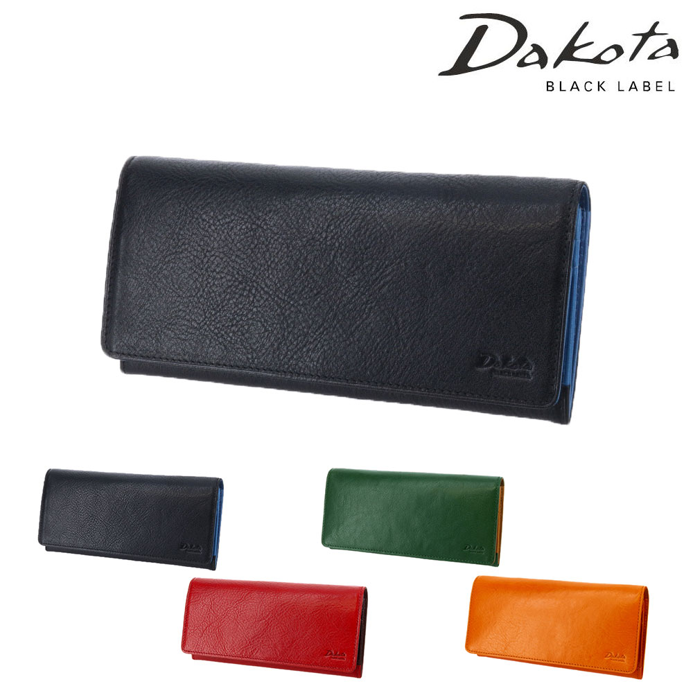 ダコタブラックレーベル Dakota black label キャーロ かぶせ長財布 620823(620813) 1.ブラック 10x10 メンズ