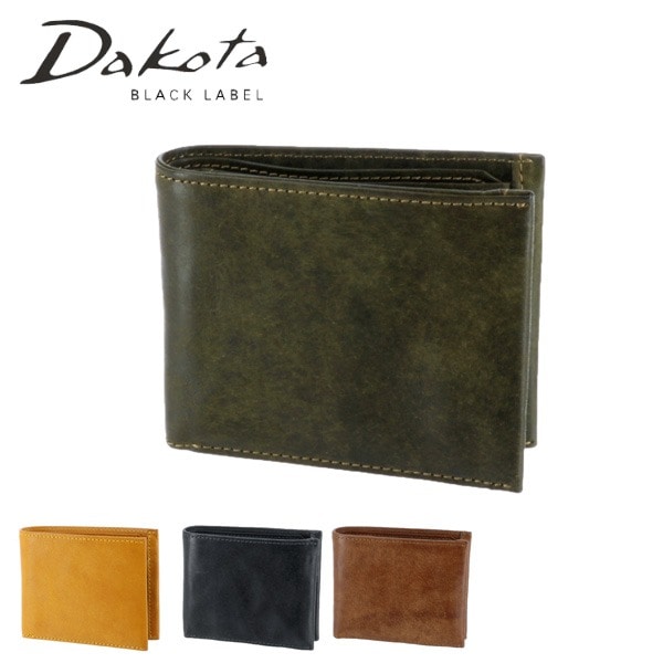 ダコタブラックレーベル Dakota black label ガウディ 二つ折り財布 626810(626800) 1.ブラック 10x10 メンズ