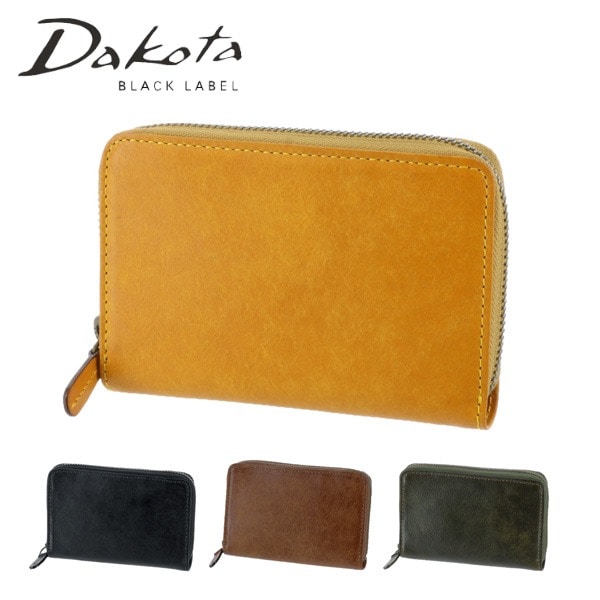 ダコタブラックレーベル Dakota black label ガウディ ラウンドファスナー二つ折財布 626812(626802) 3.カーキ 51x51 メンズ