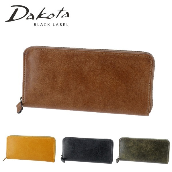 ダコタブラックレーベル Dakota black label ガウディ ラウンドファスナー長財布 626814(626804) 1.ブラック 10x10 メンズ