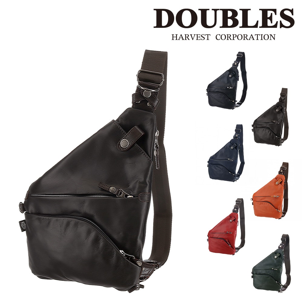 ダブルス DOUBLES ボディバッグ ワンショルダーバッグ jmo7450 2.ダークブラウン 41xdbr メンズ