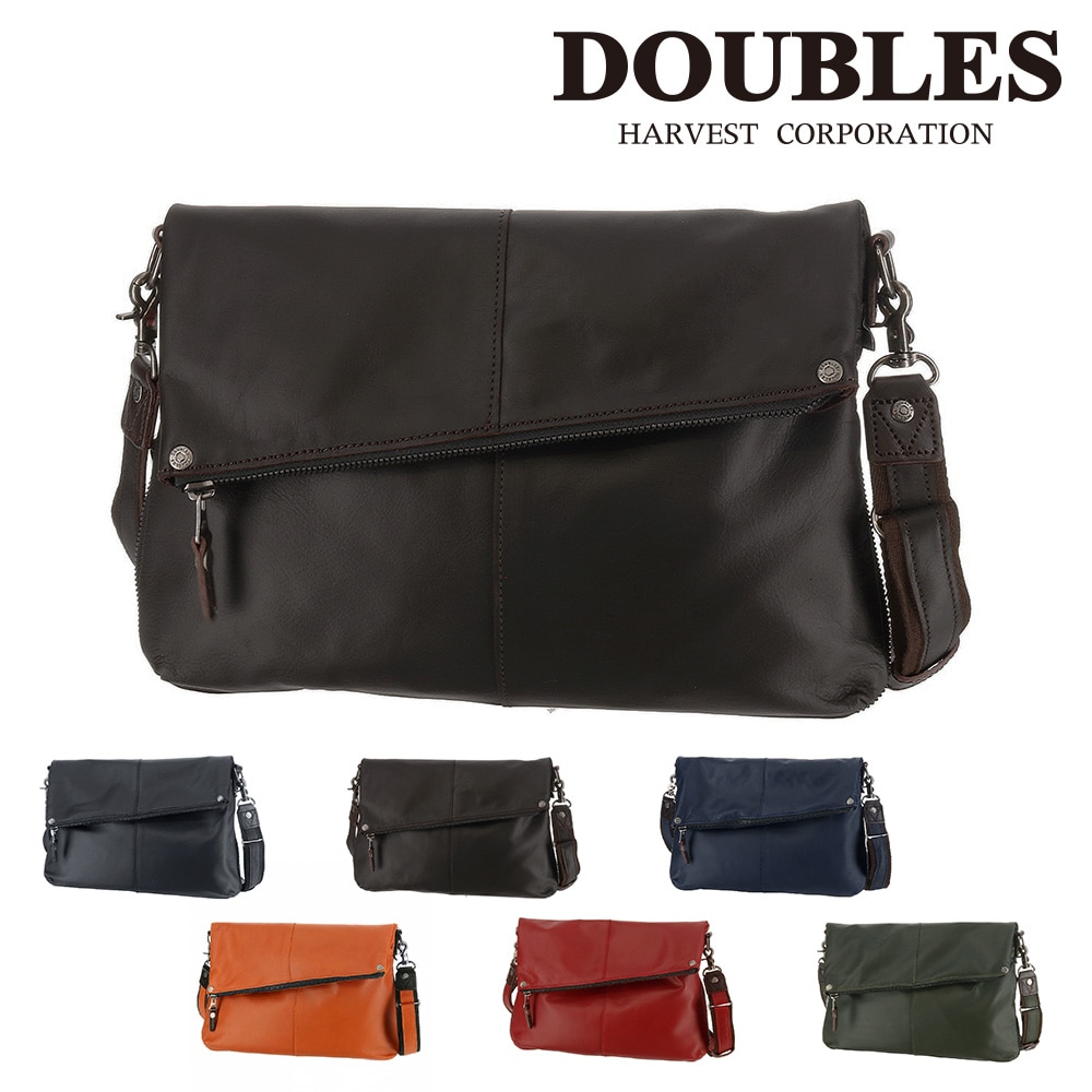 ダブルス DOUBLES ショルダーバッグ vlr1656 2.ダークブラウン 41xdbr メンズ