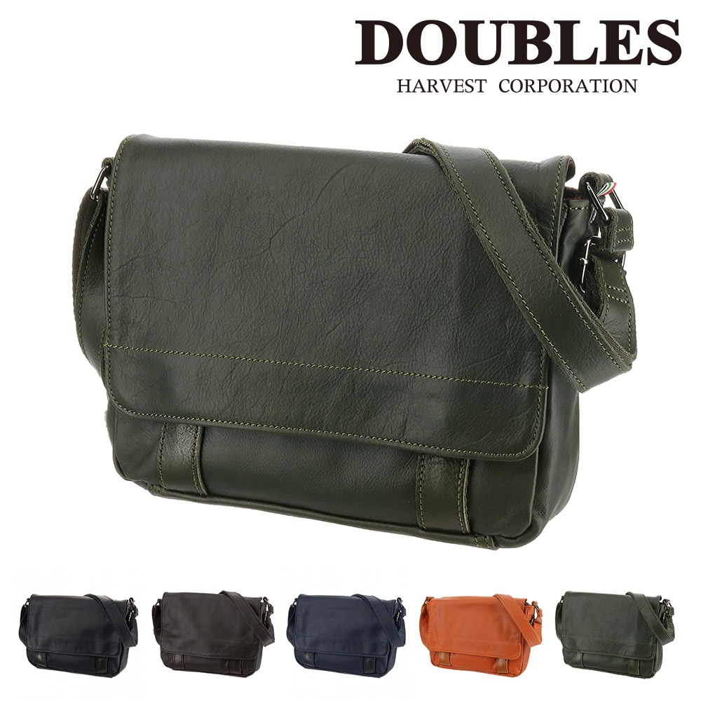 ダブルス DOUBLES フラップショルダーバッグ S vwe1919 5.グリーン 50xg メンズ