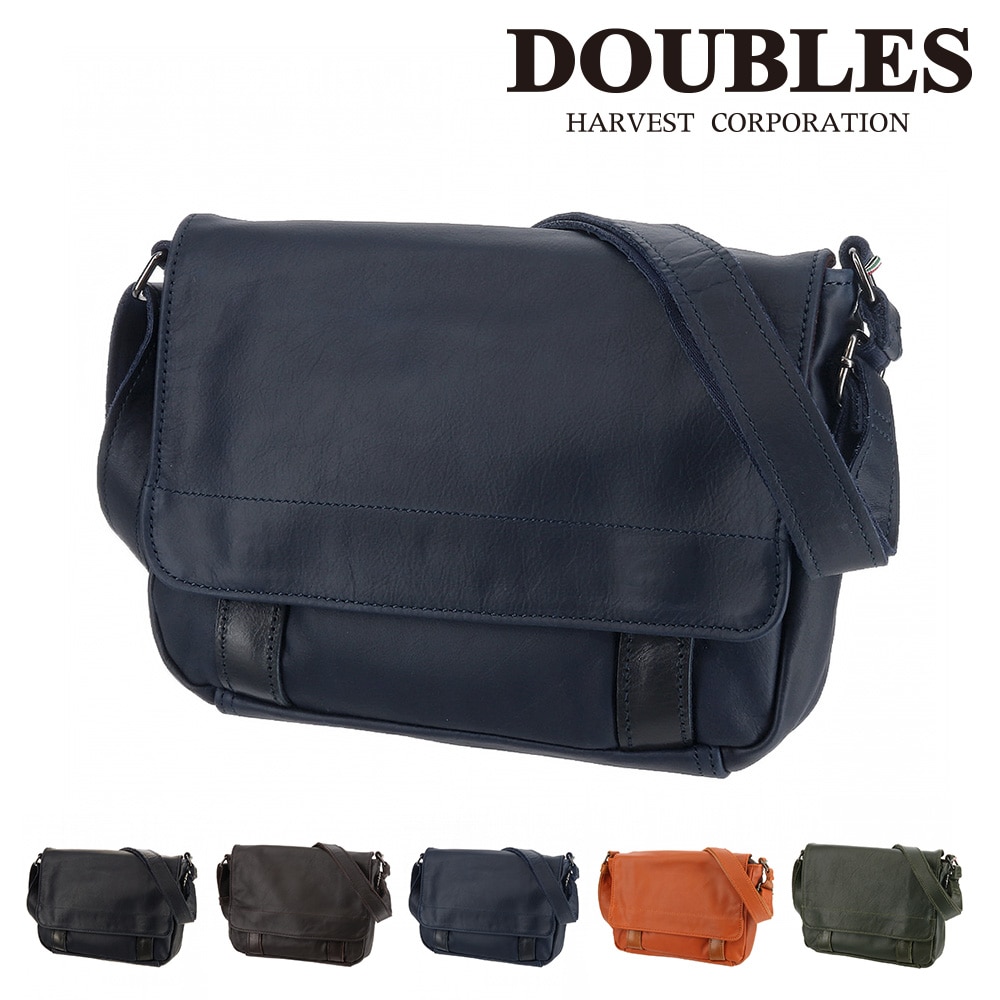 ダブルス DOUBLES フラップショルダーバッグ S vwe1919 3.ネイビー 60xnvy メンズ