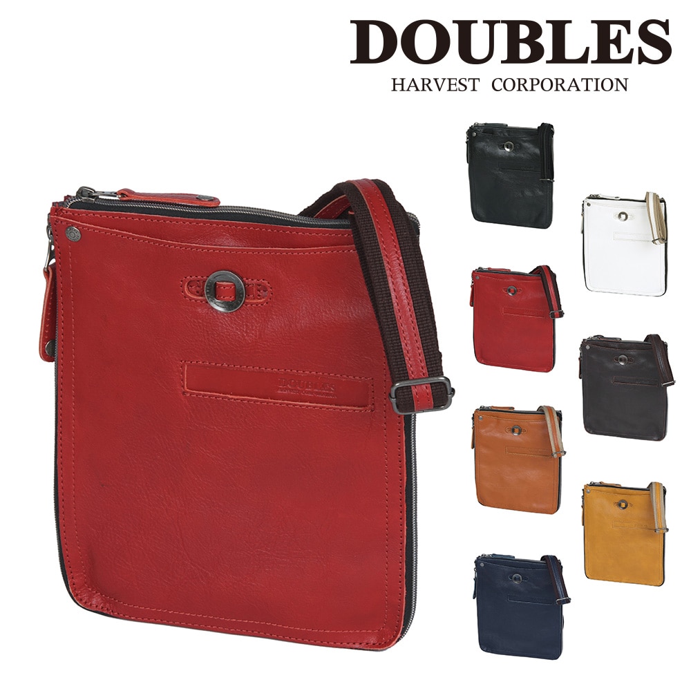 ダブルス DOUBLES ミニショルダーバッグ YHB YHB169130xred 3.レッド メンズ