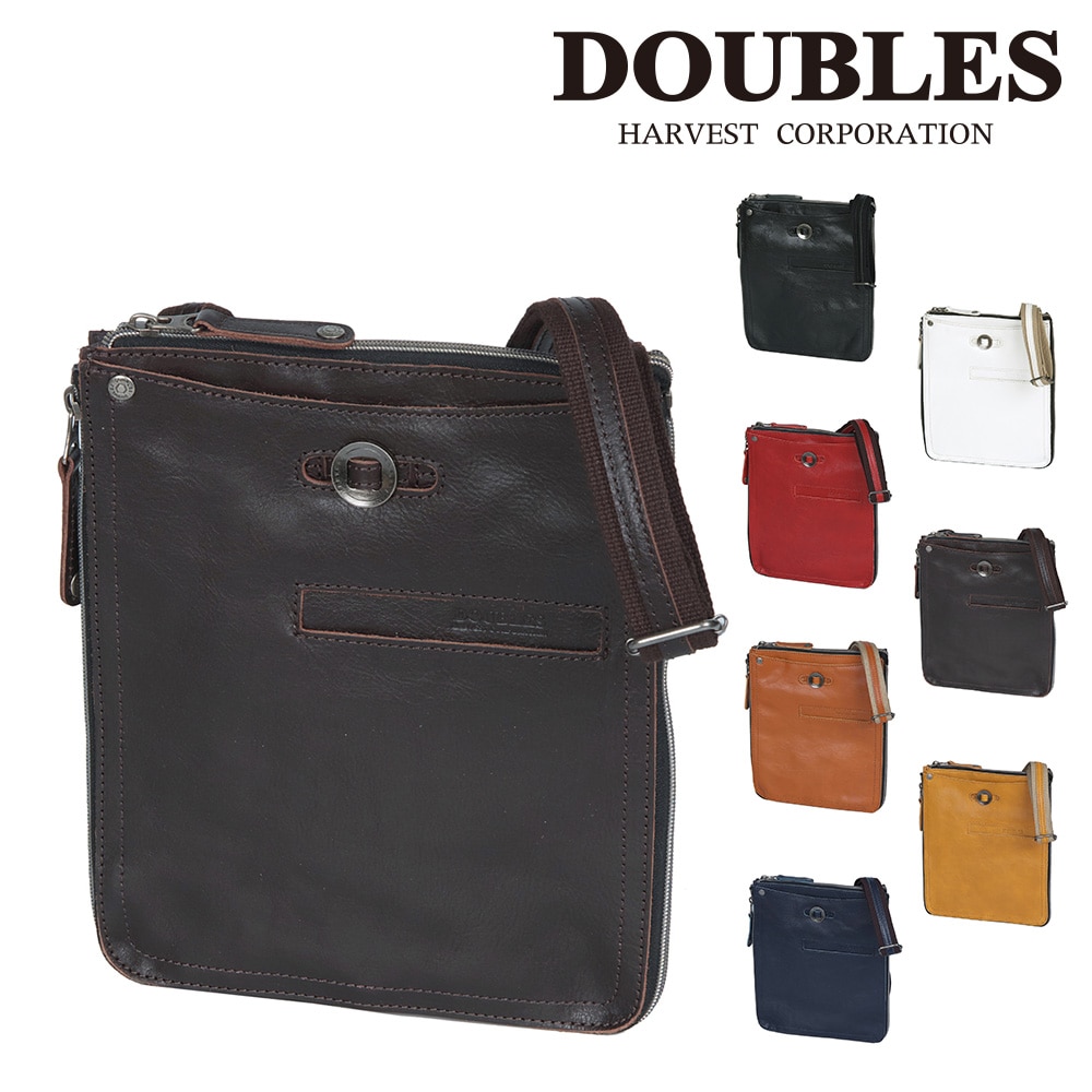 ダブルス DOUBLES ミニショルダーバッグ YHB YHB169141xdbr 4.ダークブラウン メンズ