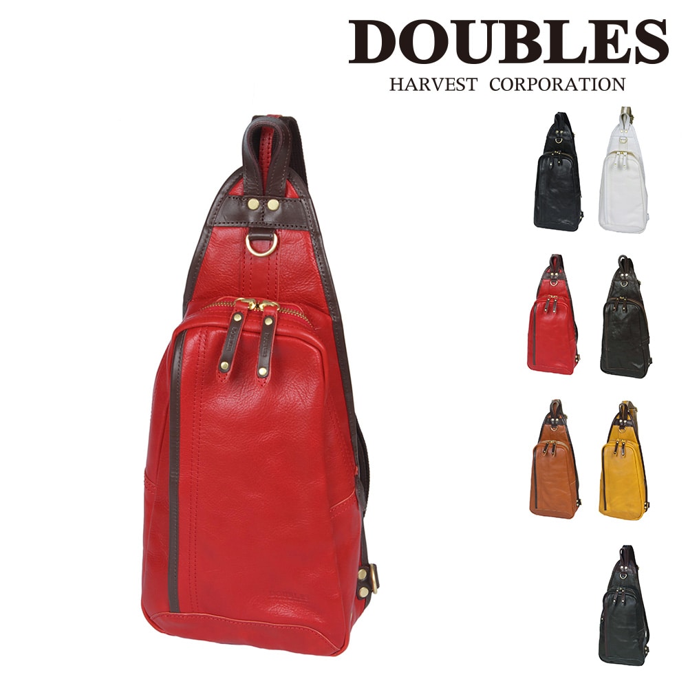 ダブルス DOUBLES ボディバッグ YIX YIX140130xred 3.レッド メンズ