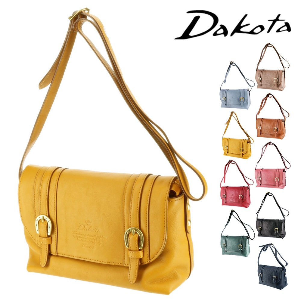 ダコタ バッグ ショルダーバッグ 斜め掛けバッグ サブバッグ 本革 牛革 ミニショルダー Dakota キューブ 1030305 レディース 日本製 誕生日プレゼント ギフト 6.マスタード -53x53