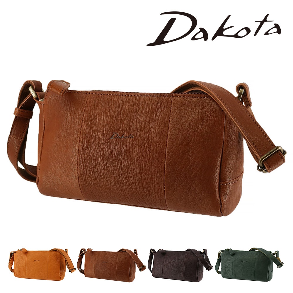 ダコタ バッグ ショルダーバッグ 斜め掛け Dakota ヤロップ A6サイズ 1034434 レディース やぎ革 レザー 日本製 誕生日プレゼント ギフト 【正規代理店】 2.ブラウン -40