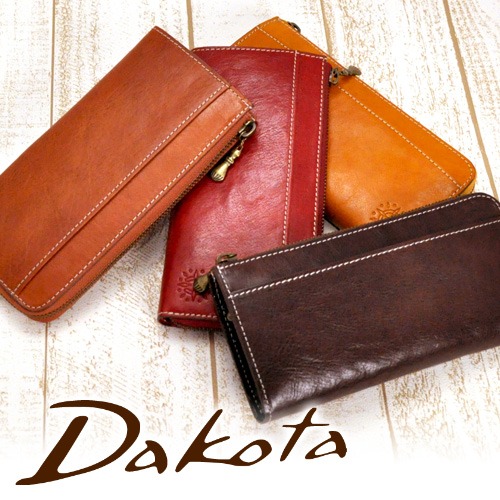 ダコタ Dakota フォンス L字ファスナー長財布 30554(35894) 2.レッド 30x30 レディース