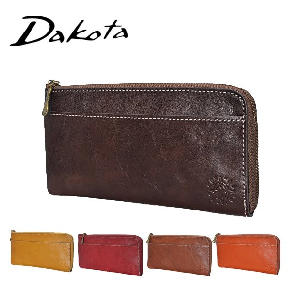 ダコタ Dakota フォンス L字ファスナー長財布 30557(35897) 1.レッド 30x30 レディース