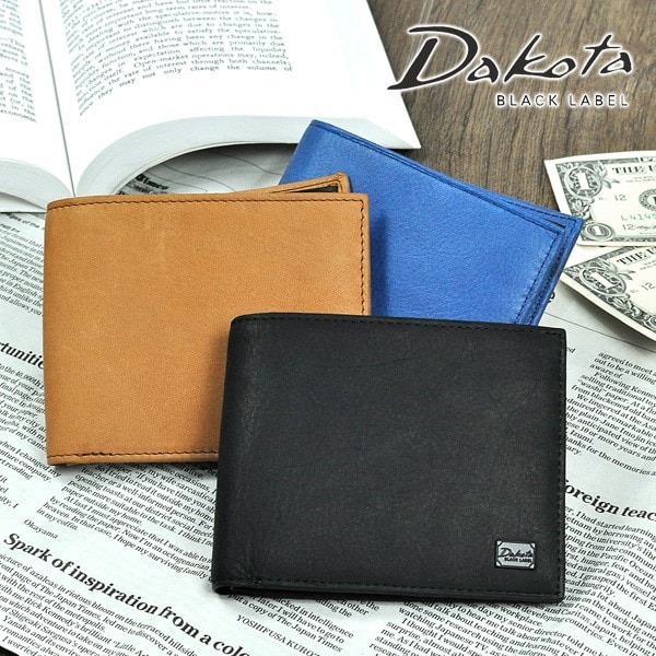 ダコタブラックレーベル Dakota black label ワキシー 二つ折り財布 625911(625901) 1.ブラック 10x10 メンズ