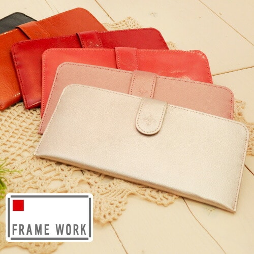フレームワーク FRAME WORK グロス 長財布 42032 1.ブラック 10x10レディース