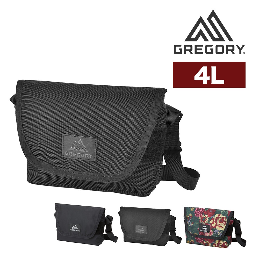 グレゴリー ショルダーバッグ メッセンジャーバッグ 4L GREGORY クラシック ティーニーメッセンジャー 2.バリスティックブラック -190207074925