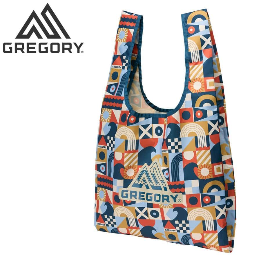 グレゴリー GREGORY CLASSIC SHOPPING TOTE JC ショッピングトート JC ベージュxブルー 99x190207081275 メンズ レディース