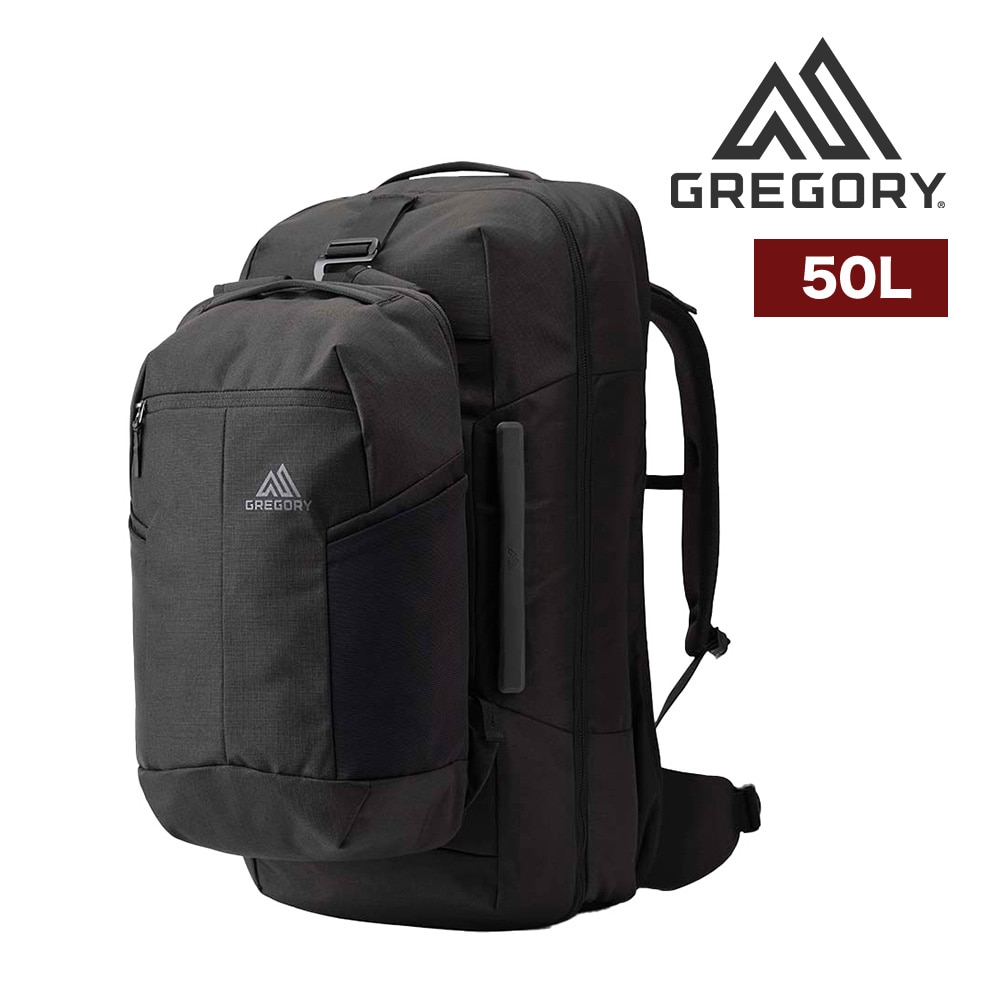 グレゴリー バッグ リュック バックパック デイパック GREGORY トラベル ボーダー50+15 50L+15L A3 A4 メンズ レディース キッズ 送料無料 誕生日プレゼント ギフト ラッピング無料 【正規代理店】 ブラックライケン -190207125535