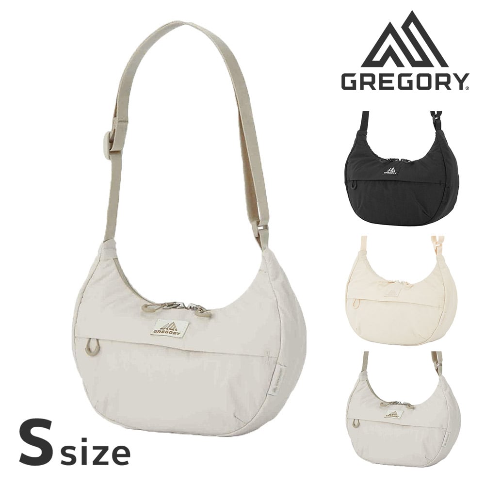グレゴリー バッグ ショルダーバッグ 斜め掛け 小さめ 軽量 撥水 GREGORY スージーハーフムーンショルダーS Sサイズ 1L メンズ レディース 送料無料 誕生日プレゼント ギフト ラッピング無料 【正規代理店】 3.アッシュベージュ -190207129687