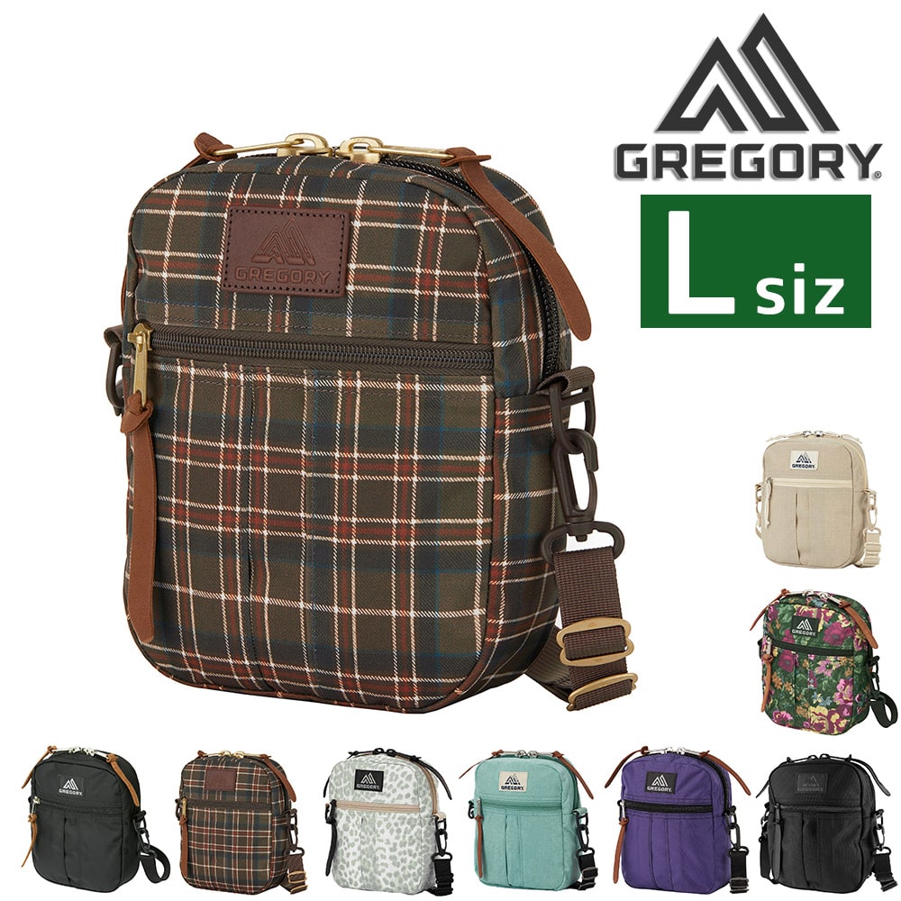 グレゴリー バッグ ショルダーバッグ ショルダーポーチ 小物入れ GREGORY クラシック クイックポケットL 3L A5 メンズ レディース キッズ 送料無料 プレゼント ギフト ラッピング無料 スマホポーチ 【正規代理店】 8.ウッドランドプラッド -190207130126