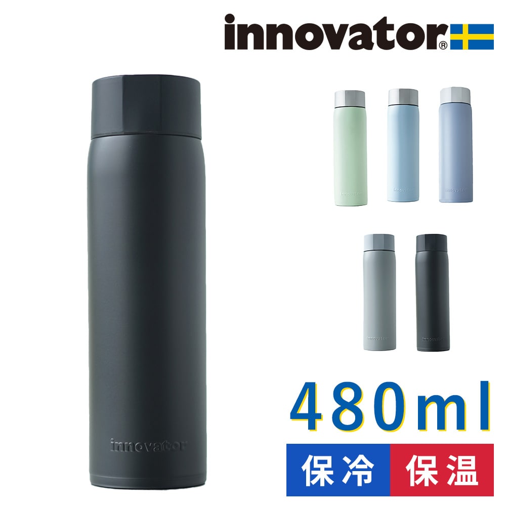イノベーター innovator ステンレスボトル 480ml マグボトル bottle480 5.ブラック 99x540425 メンズ レディース