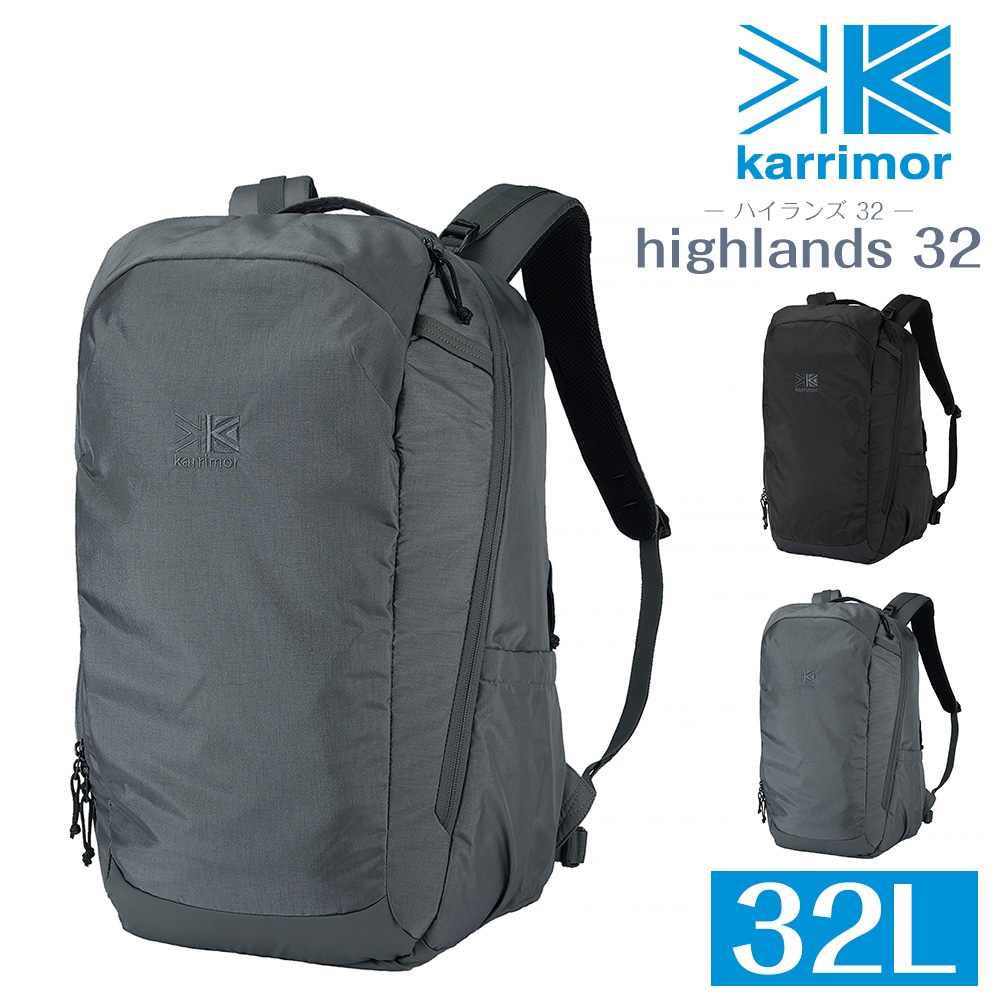 カリマー karrimor リュックサック highlands 32 ハイランズ 32 2.チャコール -99x5011771200 メンズ レディース